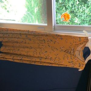 Comfy floral boho dress